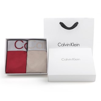 Calvin Klein [2장세트] 캘빈클라인 남성속옷 CK 남자 드로즈 선물세트 (NB3074)