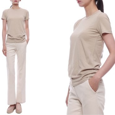 브루넬로쿠치넬리 25SS 여성 모닐리 트리밍 반팔티셔츠 (M0T18B0170 C8539 25S)