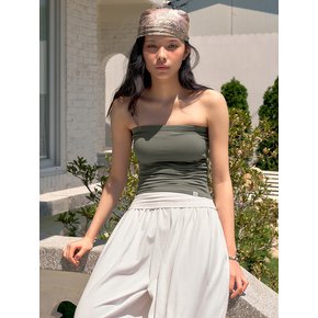 Luna Tube Top (Sage Khaki)