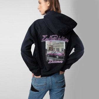 쟈딕앤볼테르 [여주점] 후드 티셔츠 Georgy Photoprint Sweatshirt ZE3FFCTTT010Z10