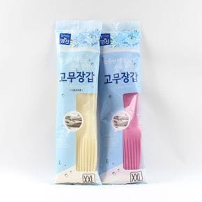 명진 손이 편한 고무장갑 특특대 XXL