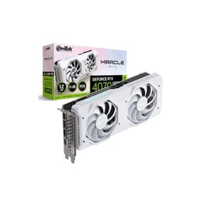 이엠텍 지포스 RTX 4070 SUPER MIRACLE WHITE D6X 12GB