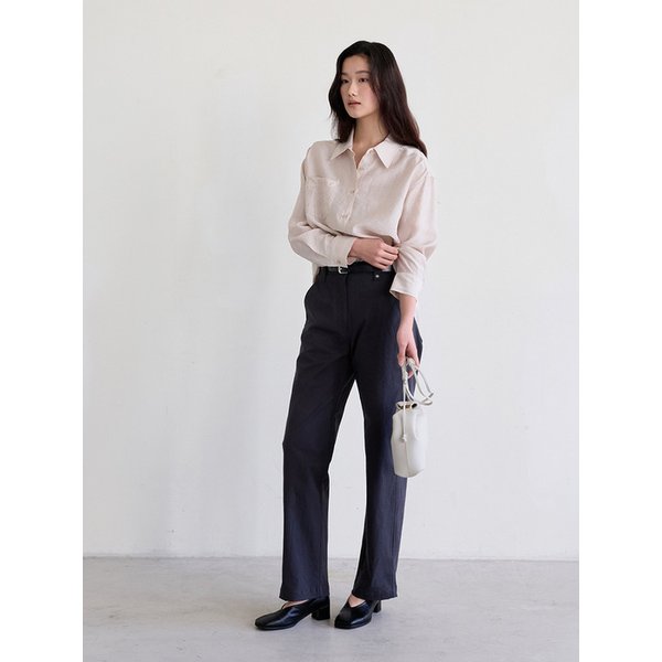 Back Slit Detail Blouse_4 Color