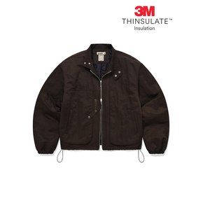 Harrington blouson jacket / Brown