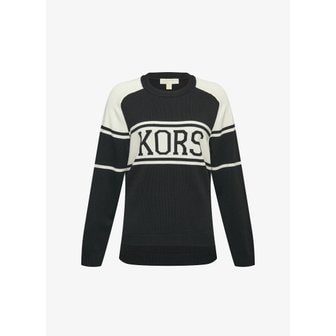 마이클코어스 [정상가 520000원] KORS 배색 스웨터 JF360OU7WB1