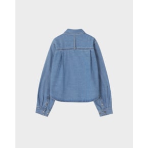 [파주점] [송지오우먼]지제로 팬서 데님 셔츠 블루 WI2SH904BL