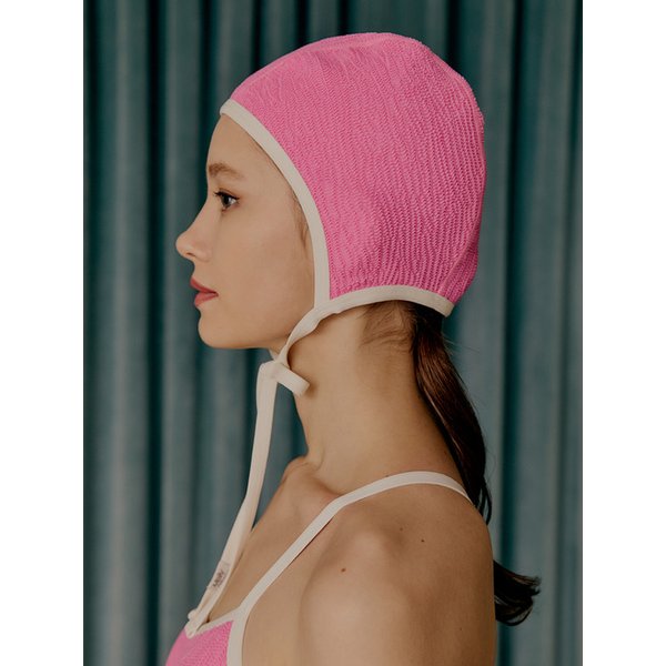 ltalian Crinkle Reversible Swim Hat_PINK(301952)