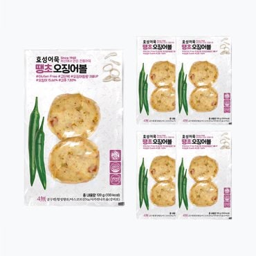 효성어묵 [본사직영] 땡초오징어볼 x 5봉