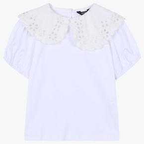 레이스 빅카라 반팔 티블라우스 EDBL23S51 (32455336)