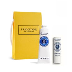 [L`Occitane] 록시땅 시어 핸드크림 립 밤 스틱 듀오 세트