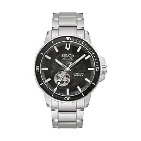 독일 부로바 남자 시계 Bulova Mens 워치 C Automatic Steel / 블랙 96A290 Bracelet 1364078