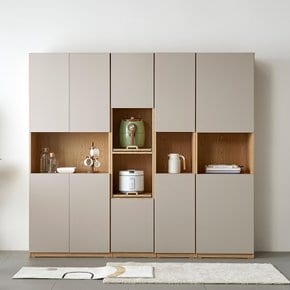 루시드 2220 월플렉스 렌지대 수납장 세트 BOS015_C