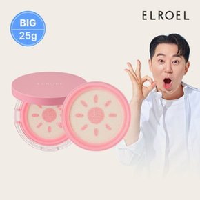 엘로엘 핑크 톤업 빅 선쿠션 본품 25g x 1개 + 리필1개_ELROEL