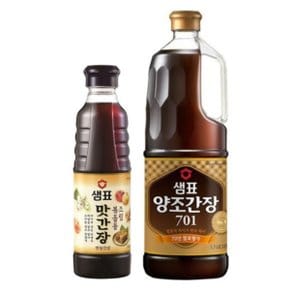 샘표 양조간장 701 1.7L+ 조림맛간장 500ml