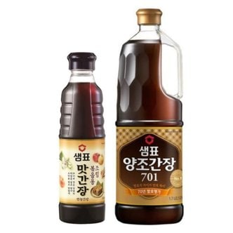  샘표 양조간장 701 1.7L+ 조림맛간장 500ml