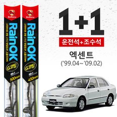 엑센트 (99.4~09.2) 불스원 레인OK 프리미엄 와이퍼 500mm+450mm