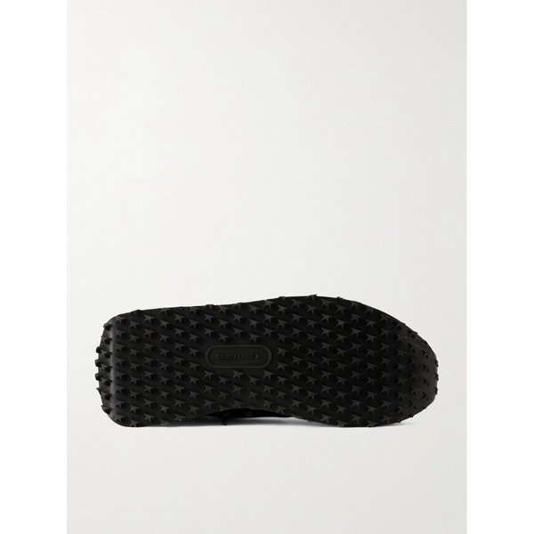 마라톤 스웨이드 가죽 트리밍 새틴 스니커즈 46376663163009083