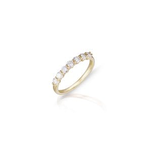 ETOILE HALF ETERNITY RING 18K YELLOW GOLD(랩그로운다이아몬드) / 211220262