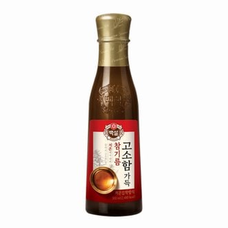  CJ제일제당 백설 고소함가득 참기름 300ml 병 x6개