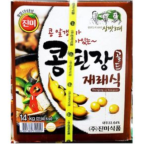 식당 식자재 재료 진미순창 재래 콩된장 14kg