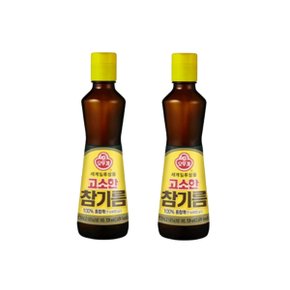 오뚜기 고소한 참기름 320ml x 2개