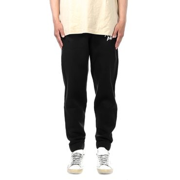 메종키츠네 남성 조거 팬츠 (MM01104KM0307 BLACK WHITE) 24SS