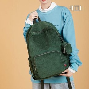 여자 대학생 심플 골덴 데일리 백팩 5color