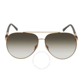 4665006 Jimmy Choo Grey Gold Pilot Ladies Sunglasses