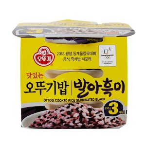 참다올 오뚜기밥 발아흑미 210gX3개