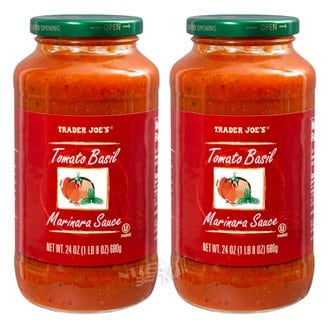  [1+1] 트레이더조 토마토바질 마리나라 파스타소스 680g TRADER JOE`S TOMATO BASIL MARINARA SA