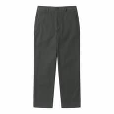 Grey Slim Fit Brushed Cotton Pants_CWPAW24732GYD