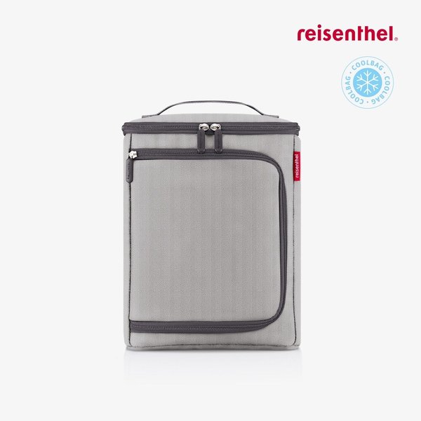 쿨러박스 쿨러백 보온보냉백 헤링본 그레이