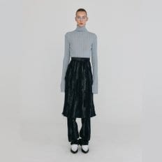 ZLAIIN Pleated Skirt - Navy