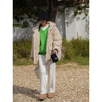 더밀루이 Comma Jumper (Beige)