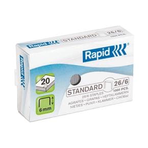 아트박스/래피드 Rapid 26/6 스테플심 Standard 5000 pcs