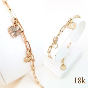 코스타스웨그 18k KMB-JKB1040 투하트 금팔찌