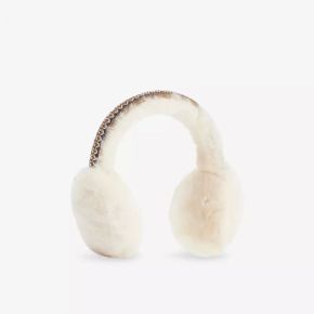 5475070 UGG Tasman contrast-stitch band sheepskin earmuffs