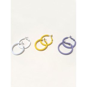 Point Color Ring Earring