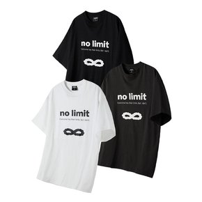 [2PACK] No Limit 오버 반팔 (3COLOR)