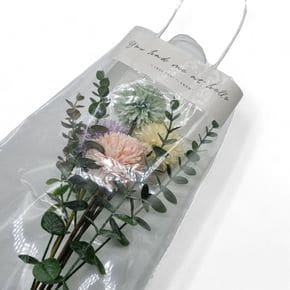 로맨틱 플라워비닐 선물포장쇼핑백 중형
