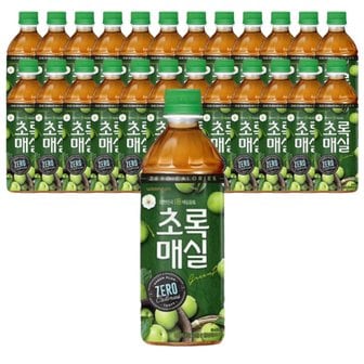  웅진식품 초록매실 제로 500ml 24개