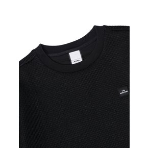 WOOLLY (울리) UNI MTM 티셔츠 DUW23247 Z1 블랙 (Black)