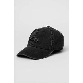 [공홈배송] [alo WASHED OFF-DUTY CAP] 알로 워시드 오프 듀티 캡 지수 볼캡 모자 Black Ivory