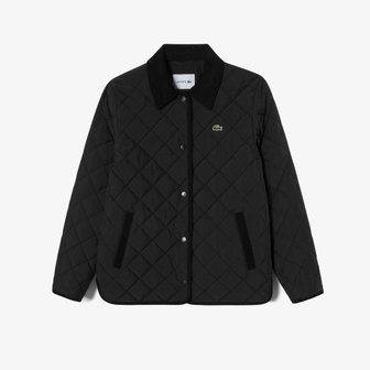 라코스테 [시흥점] 여성 코듀로이 카라 퀼팅 점퍼 BF554E-54N