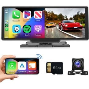 독일 카플레이 모니터 10.26 Inch 터치스크린 Bluetooth Monitor Wireless Carplay Android Car