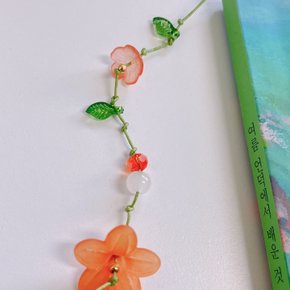 끈갈피 비즈 책갈피 DIY 만들기 키트 네잎클로버 은방울꽃 능소화 북마크 북마커 독서용품