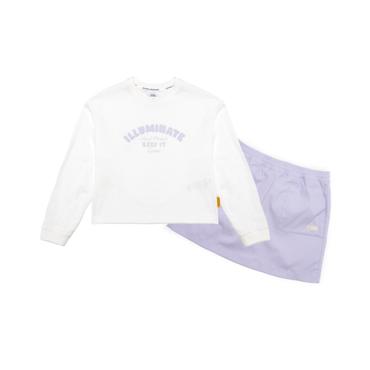 내셔널지오그래픽키즈 K243GPB010 여아 싱글 티셔츠 SET WHITE