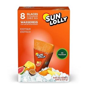 썬 롤리 Sun Lolly 아이스바 엑조틱 520g (65g x 8)