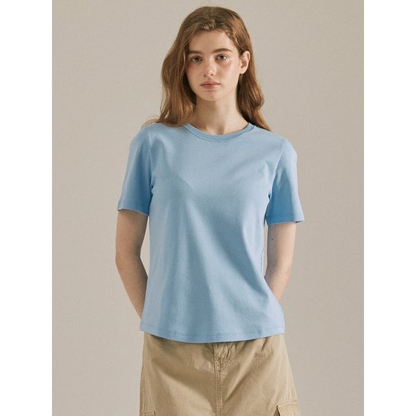 여성 프리미엄 면40수 반팔 라운드넥 티셔츠 LATS0211