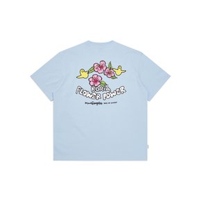 Z262UST470 - SKY BLUE  코리아 에디션 무궁화 반팔 티셔츠
